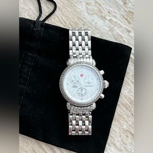 Michele Women’s Watch with diamond & Mother of Pearl Face